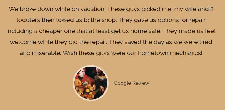 Hail Automotive Google Review