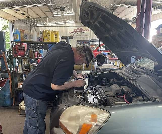 Hail Automotive LeRoy IL Chris Hinthorne Mechanic